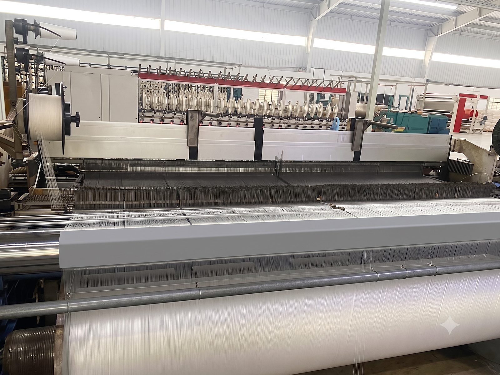 Airjet loom weaving technical fabric