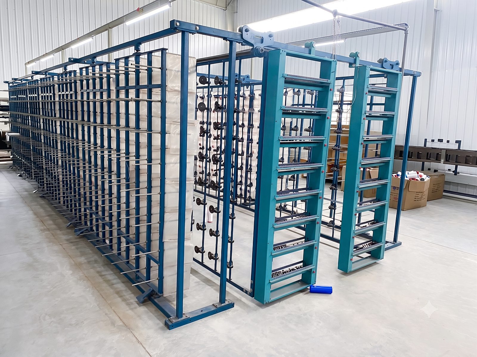 Warping creel frames